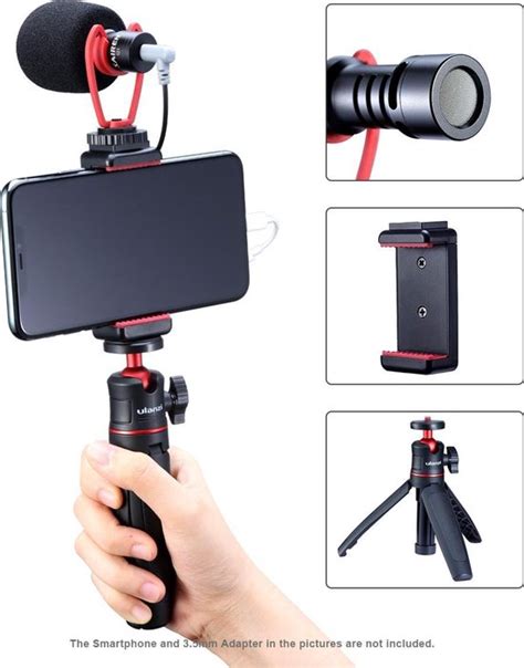 Ulanzi Smartphone Vlog Kit Selfiestick Statief Telefoonhouder