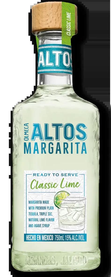 Altos Ready To Serve Classic Lime Margarita Olmeca Altos