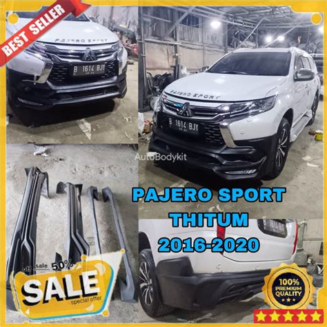 Jual Bodykit Body Kit Pajero Sport 2016 2020 TERMURAH Kuat Tebal Lentur