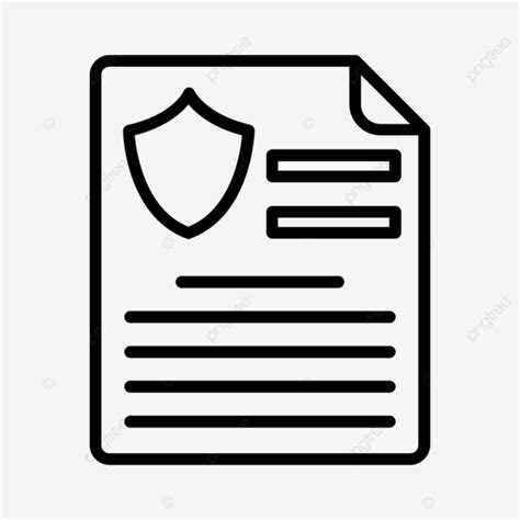 Document Line Icon Vector Documents Files Pages Png And Vector With