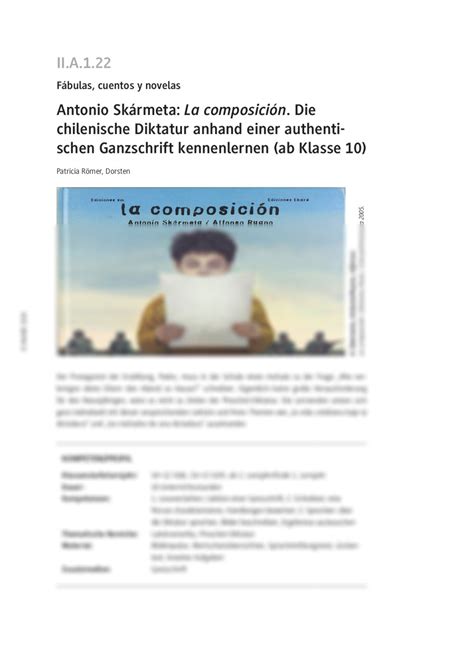 Antonio Skármeta La composición RAAbits Online