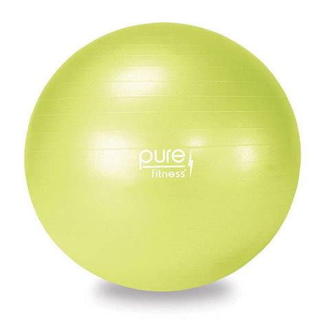 Pure Fitness 217 In Fitness Ball With Pump Ball Exercises No