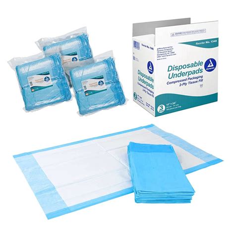 Underpad Disposable 17 X 24 Tissue Fill 100bag Aka Chucks Merit