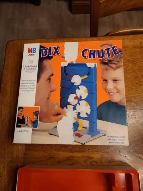 ANCIEN JEU DE société DIX DE CHUTE MB 1994 COMPLET ET EN PARFAIT ÉTAT