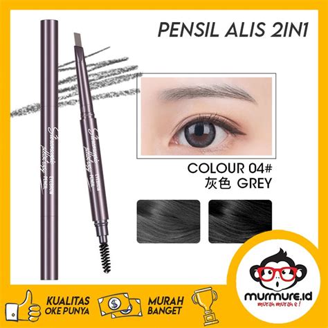 Jual MURMURE ID MYONLY PENSIL ALIS 2IN1 DENGAN SIKAT BRUSH EYEBROW