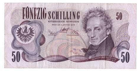 Sterreich Schilling P A Iii Euro M Nzen Banknoten