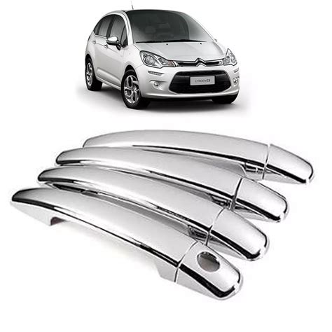 Citroen C4 C3 2014 C3 Picasso Kit 4 Cubre Manijas Cromadas AUTO TUNING