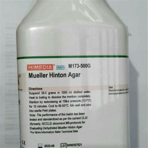 Mueller Hinton Agar Thiết Bị Phòng Thí Nghiệm