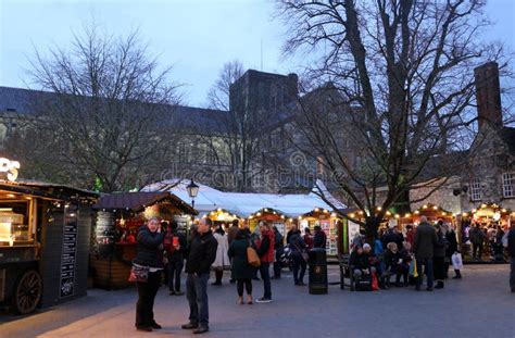 Christmas Market Stalls, Winchester Editorial Stock Photo - Image of ...