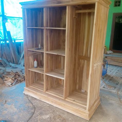 Mebel Lemari Kayu Jati Custom Kualitas 1 Murah