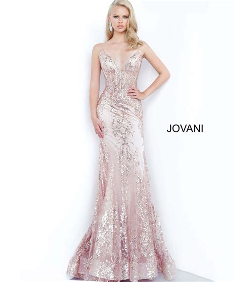 Blush Dresses Rose Gold And Light Pink Gowns Jovani Rose Gold Prom