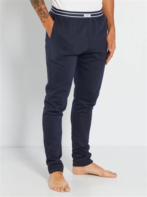 Pantalon En Molleton Avec Ceinture Bleu Kiabi 12 00