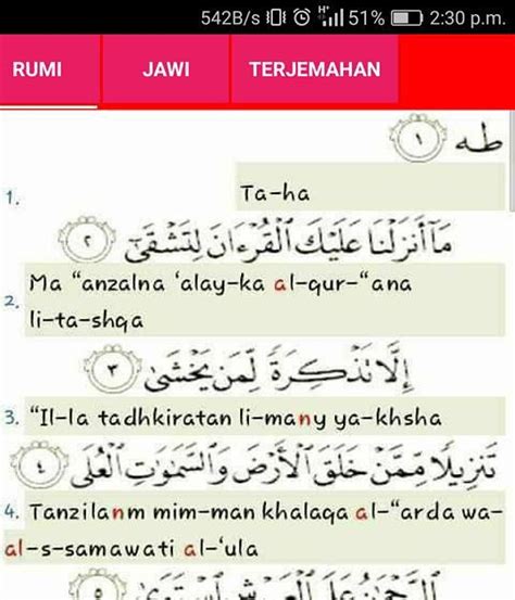 Surah Taha Ayat Bahasa Rumi Pdf Saiz Kosa Kata Pelajar Jurusan Riset