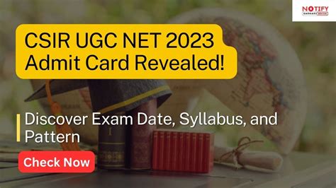 Csir Ugc Net Admit Card Now Available Explore Exam Date Syllabus