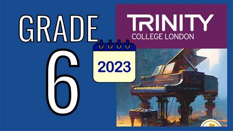 Trinity Grade 6 Piano 2023 Piano Exam Pieces From 2023 Youtube