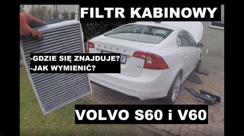 Zr B To Sam Filtr Kabinowy Volvo S V Youtube