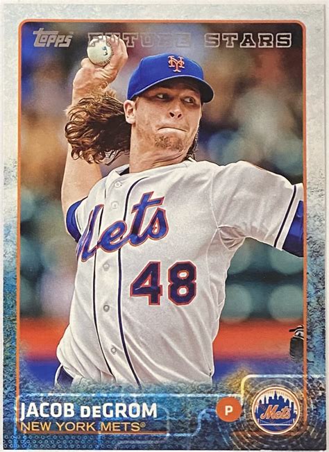 Jacob DeGrom 2015 Topps New York Mets Baseball Future Stars Card KBK