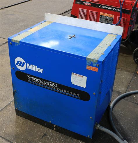 250 Amp Miller Synchrowave 250 Arc Welder Ref No 159831 Machinery Values