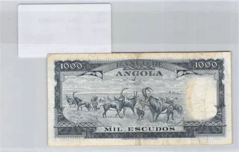 BANCONOTA ANGOLA 1000 Escudos 1970 Pick 98 N 47EE128512 21 80