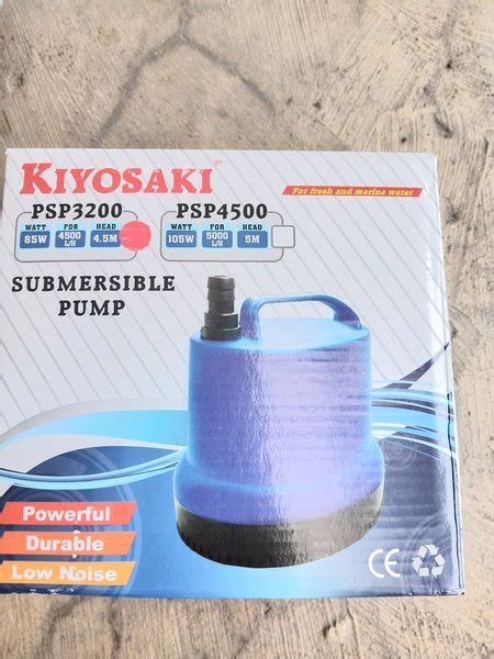 Jual Aquarium Kolam Ikan Hias Pompa Celup Water Pump Kiyosaki Psp 3200