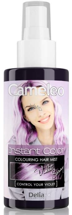 Delia Cosmetics Cameleo Instant Color Tinted Hair Dressing Violet 150