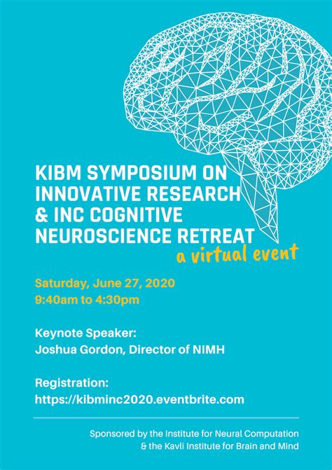 15th Annual Kibm Symposium On Innovative Research Kavli Institute For