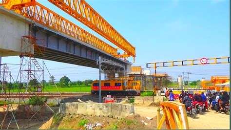 Update Pembangunan Flyover Stasiun Tegalluar Paska Pemasangan 7 Girder