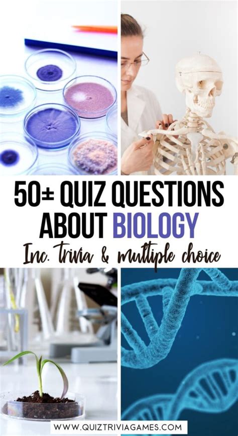 50+ Biology Quiz Questions and Answers - Quiz Trivia Games