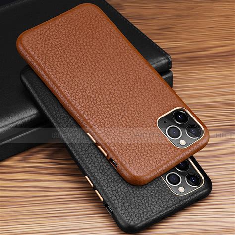 Coque Luxe Cuir Housse Etui R Pour Apple Iphone Pro Max Noir