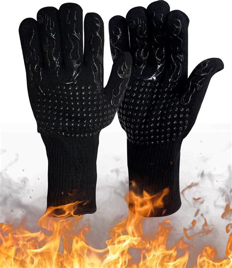 Premium Grillhandschuhe Hitzebest Ndig Bequeme Gr En Neu Lange