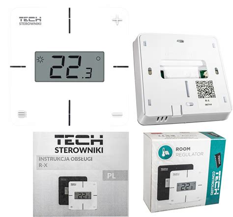 STEROWNIK REGULATOR TEMPERATURY TERMOSTAT POKOJOWY PRZEWODOWY BIAŁY R X