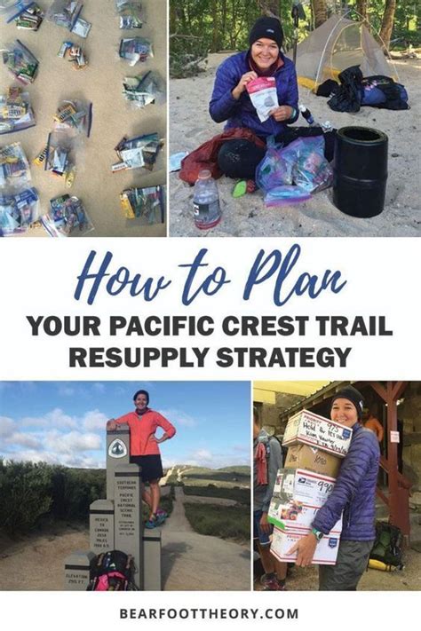 A Collage Of Photos With The Words How To Plan Your Pacific Crest Trail