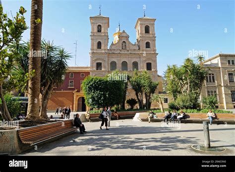 Church Santo Domingo Square Murcia Spain Stock Photo Alamy
