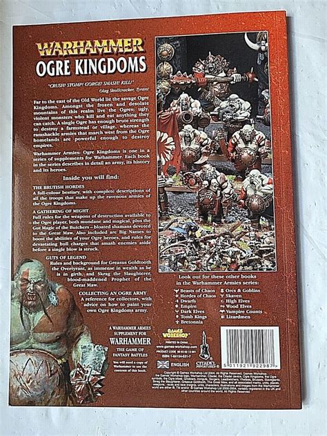 Warhammer U Pick Choose Books Army Codex Orcs Skaven Empire Wood High