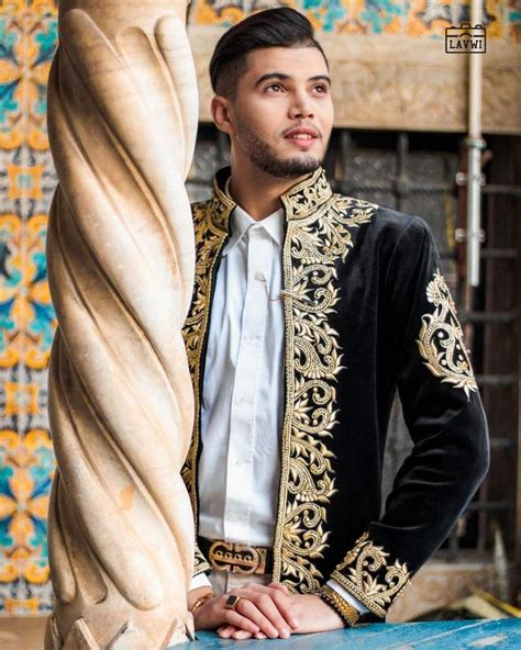 Algerian Men Karakou 🇩🇿 Wedding Outfit Men Classy Outfits Men