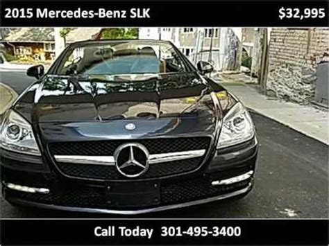 Mercedes Benz Slk Used Cars Silver Spring Md Youtube