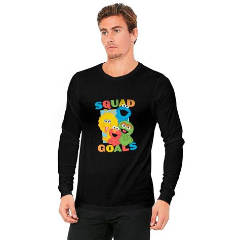 Sesame Street Squad Goals Long Sleeves Designed Sold By Baz Bon