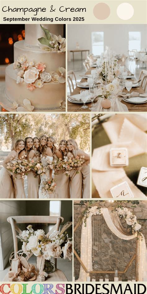 Best 8 September Wedding Color Combos for 2025 - ColorsBridesmaid