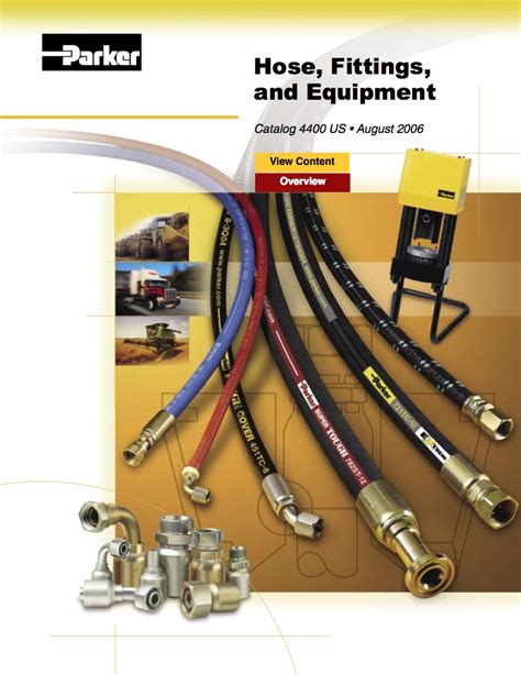 Parker Hydraulic Hose Fittings Catalogue at Melvin Lindsay blog