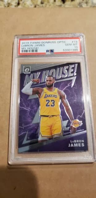 Donruss Optique Lebron James My House Psa Lakers Eur