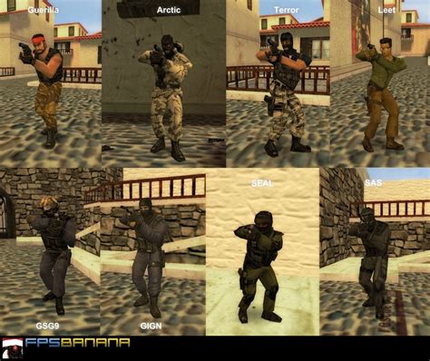 Original Counter Strike 1 6 Player Models Counter Strike 1 6 Mods