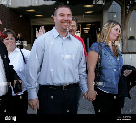 Jason Cazares Center Smiles As He Leaves A Hayward Calif