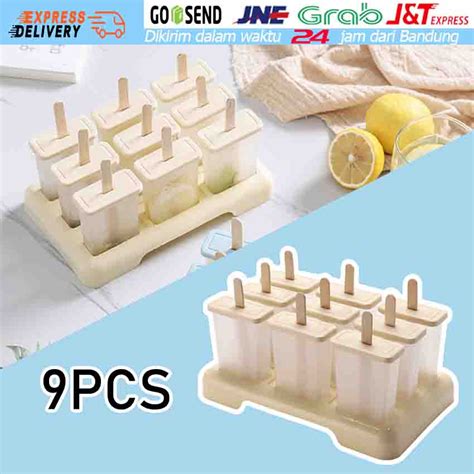 Jual BPA FREE Cetakan Es Krim Stik Alat Es Krim Popsicle Mold Alat Ice