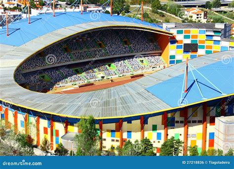 Panoramic View of a Football Stadium at Portugal Stock Photo - Image of ...