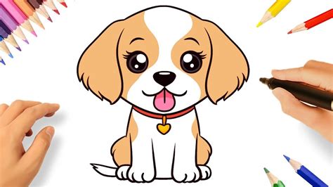 Como Desenhar Um Cachorrinho Kawaii Animais Kawaii Youtube