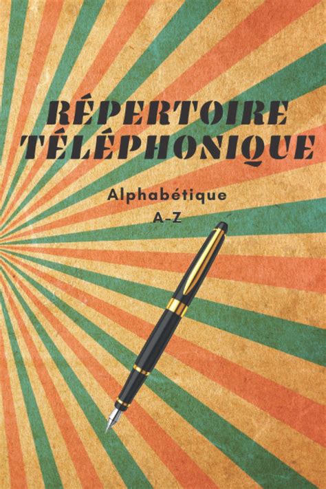 Amazon In Buy R Pertoire T L Phonique Alphab Tique A Z Carnet De