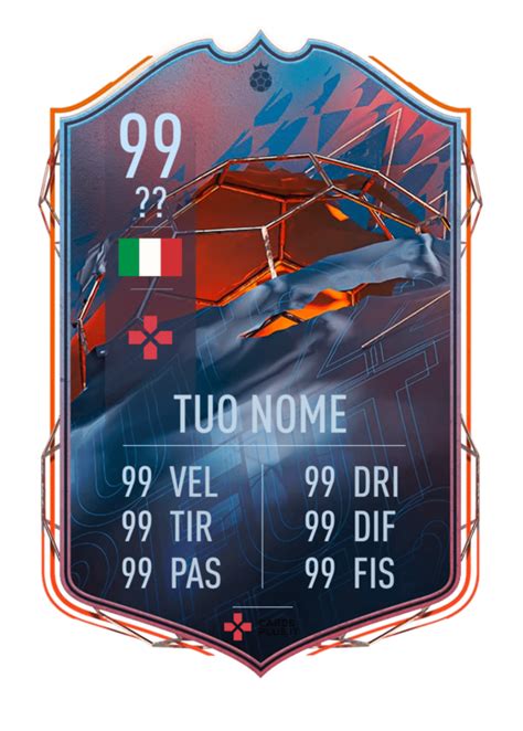 Fifa Ultimate Team Fut Toty Card Gigante Personalizzata Cardsplus It