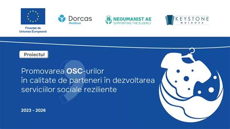 Evenimentul de lansare a proiectului Promovarea OSC urilor în calitate