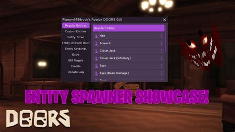 Roblox Doors Entity Spawner Script Showcase Youtube