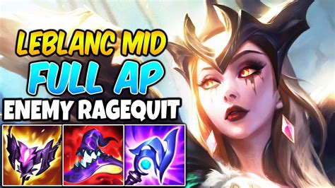 These Leblanc Plays Made My Enemy Ragequit Full Ap Best Build Runes